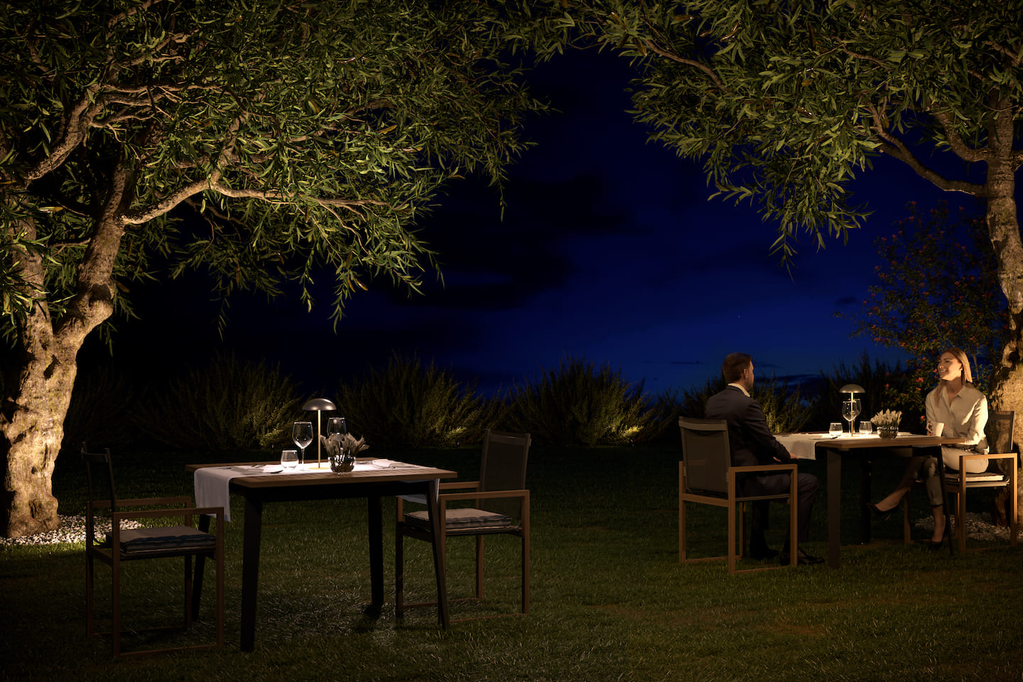 Select Green Hotels Adler Spa Resort Abendessen draußen