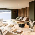 Select Green Hotels Alpenloge im Allgäu Spa mit Blick auf schneebedeckte Wiesen