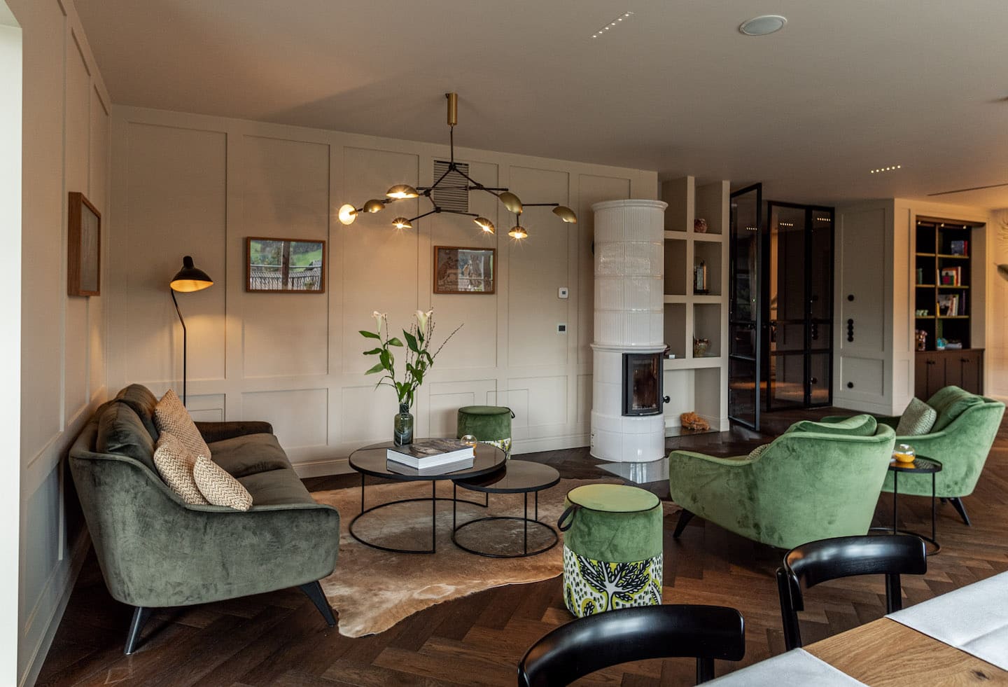 Select Green Hotels Alpenloge im Allgäu Kamin Lounge