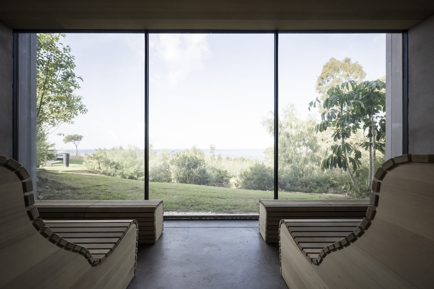 Adler Spa Resort Sicilia sauna mit Panoramablick