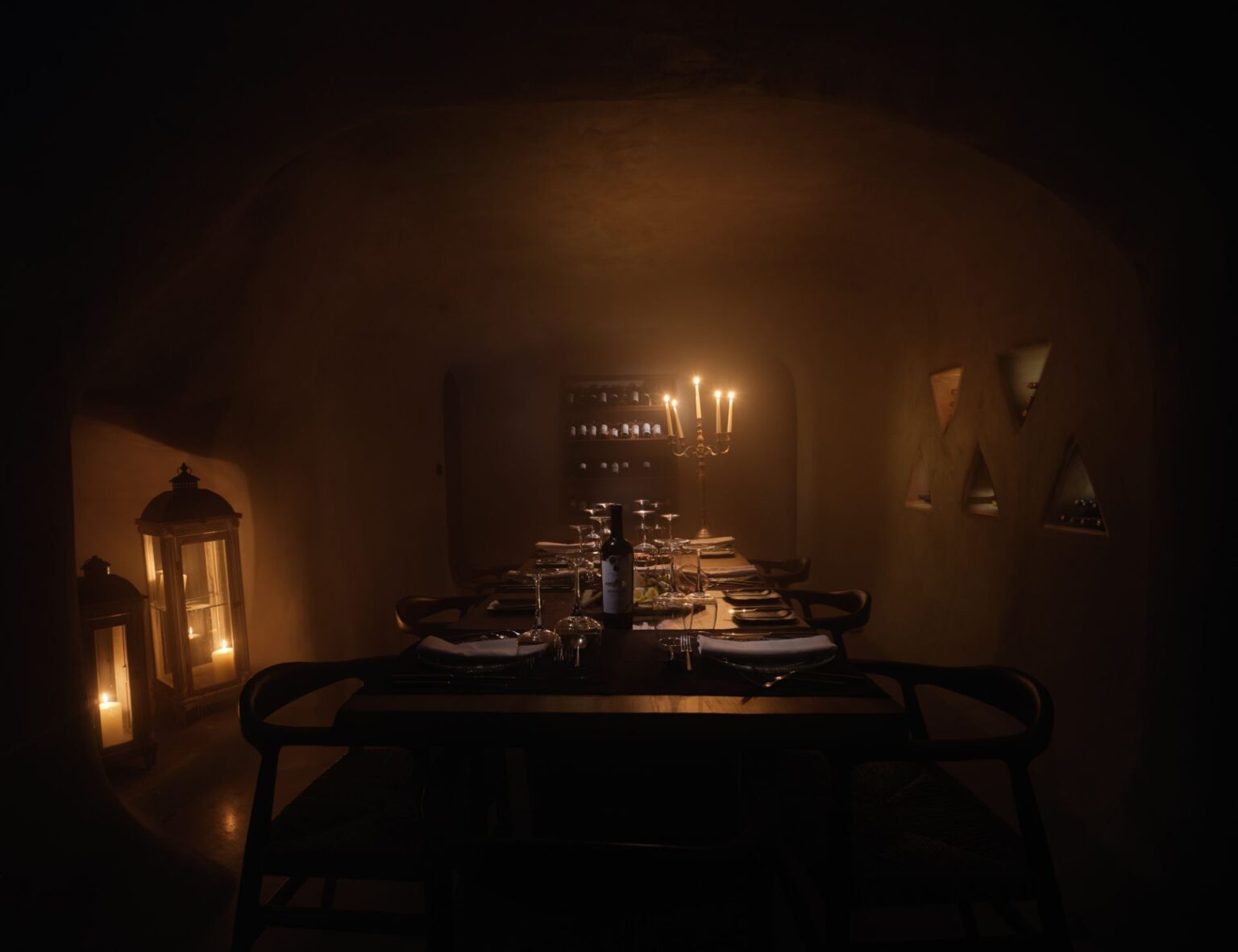 Select Green Hotels Contessina Suites and spa Abendessen im Weinkeller