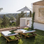 Select Green Hotels Cas Gasi Agroturismo Ibiza sun loungers with view