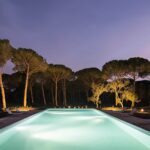 Select Green Hotels Sublime Comporta pool by night