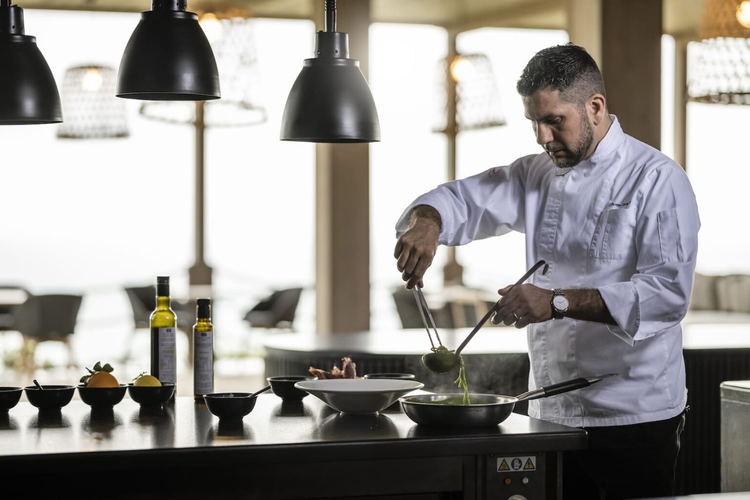 Adler Spa Resort Sicilia Offene Küche