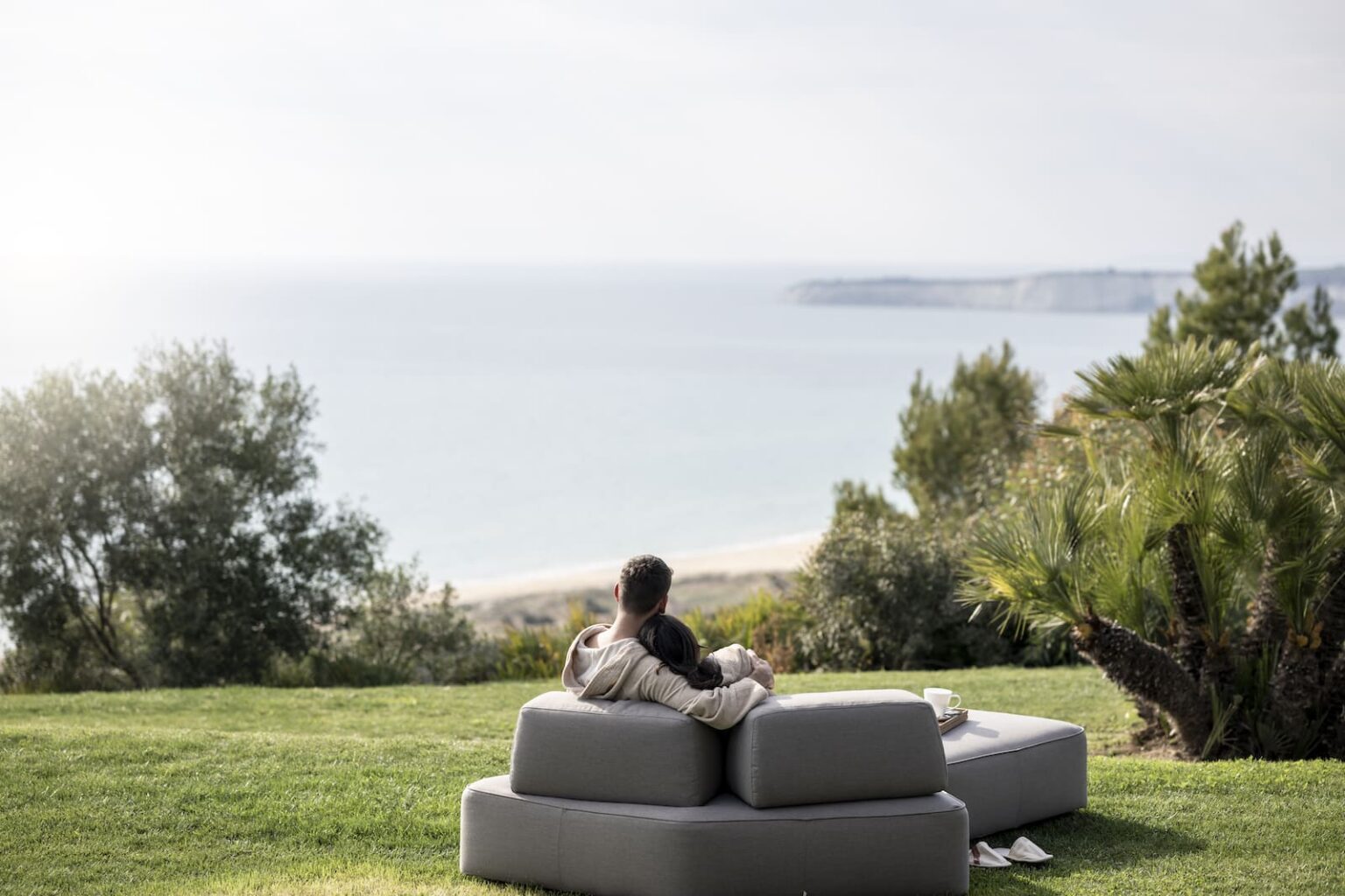 Adler Spa Resort Sicilia Lounge im Garten