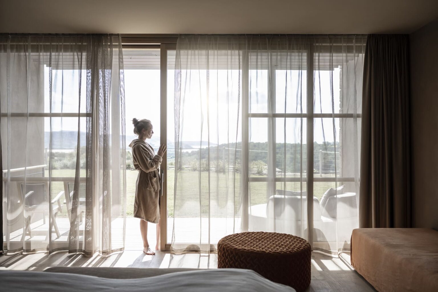 Adler Spa Resort Sicilia Junior Suite Blick aufs Meer