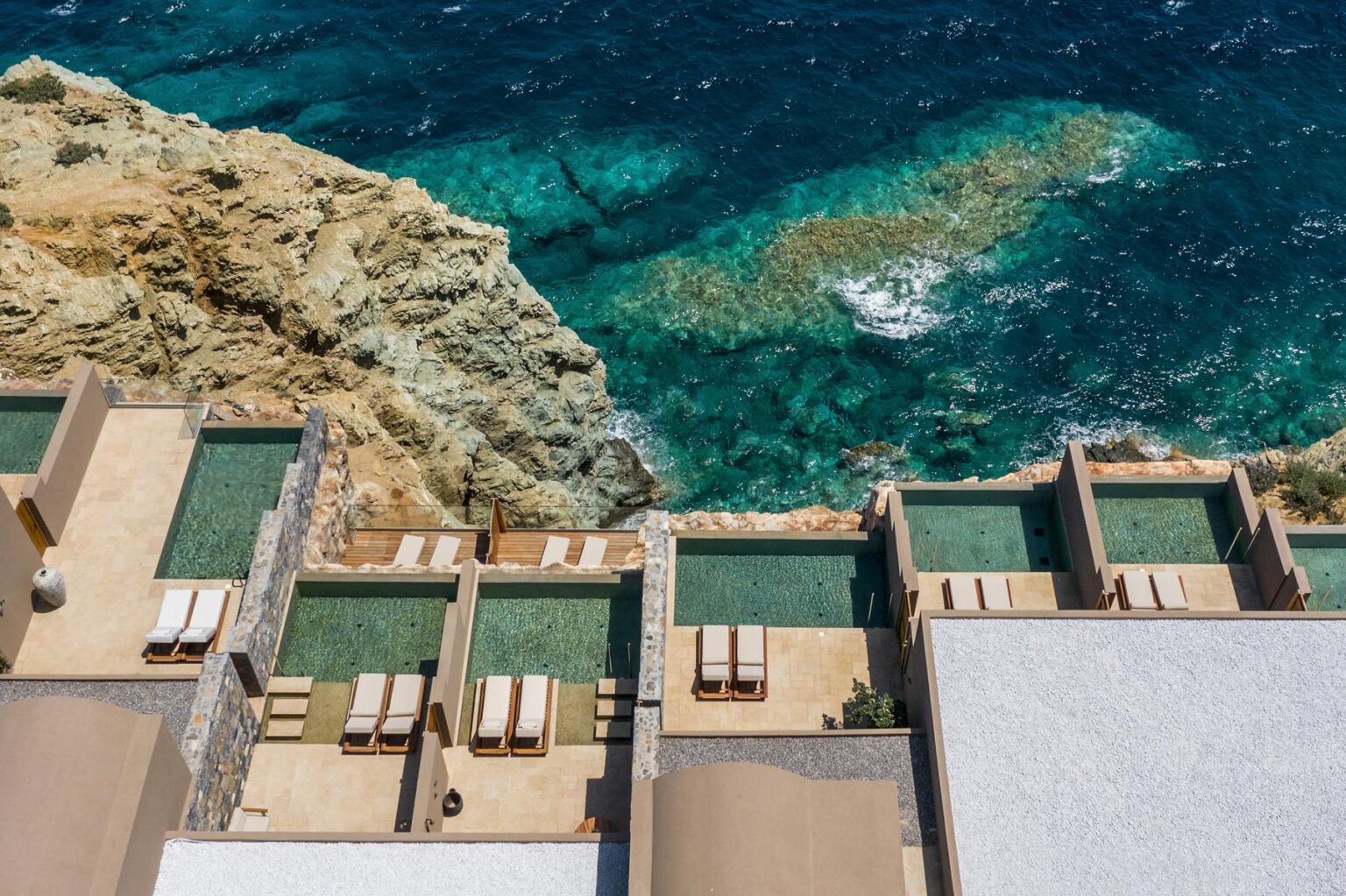 Select Green Hotels ACRO Wellness Suites cave suites on the cliffs
