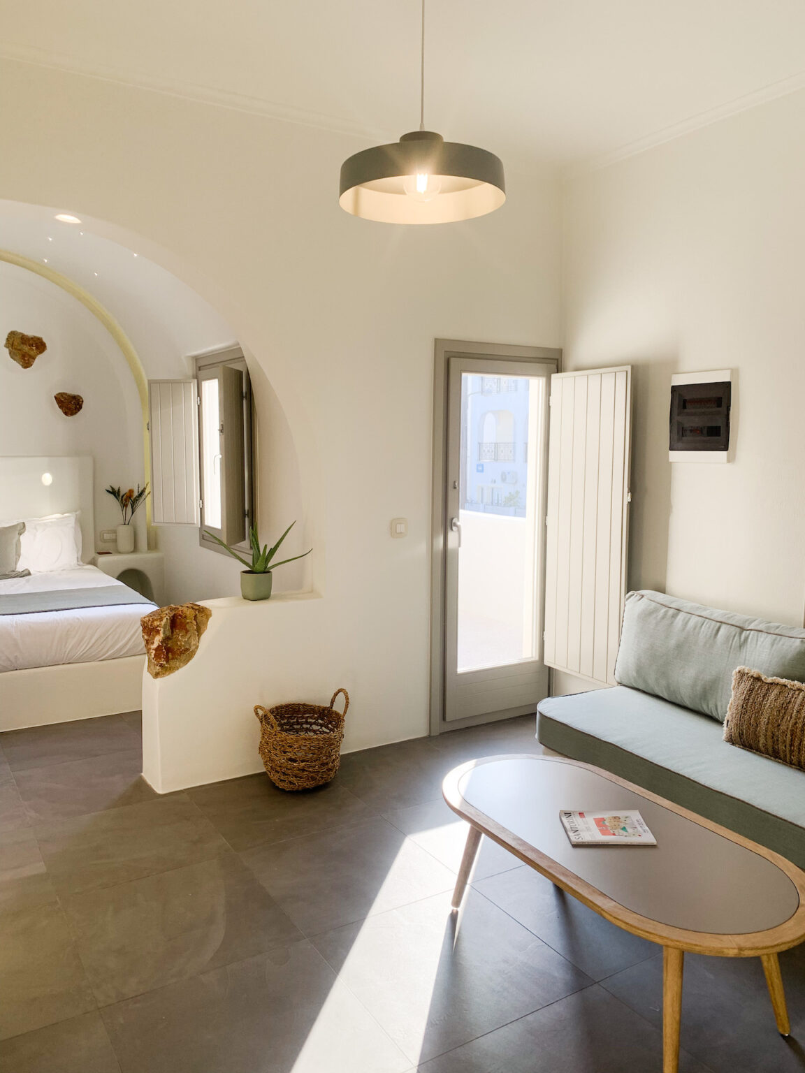 Select Green Hotels MOD vegan hotel santorini Zimmer