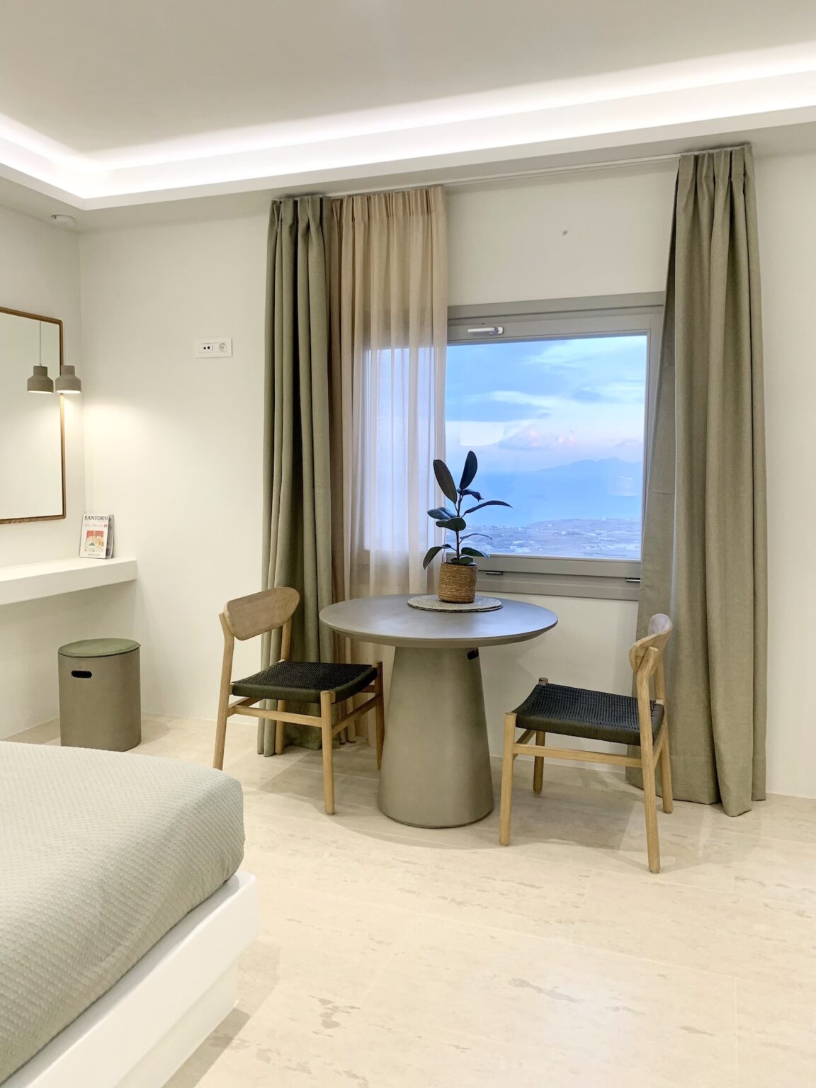 Select Green Hotels MOD vegan hotel santorini Zimmer mit Aussicht