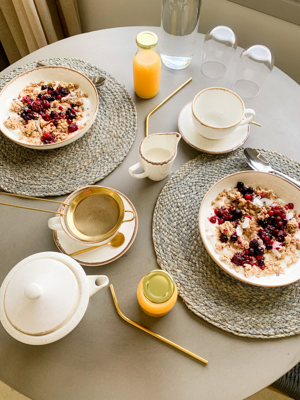 Select Green Hotels MOD vegan hotel santorini Frühstück