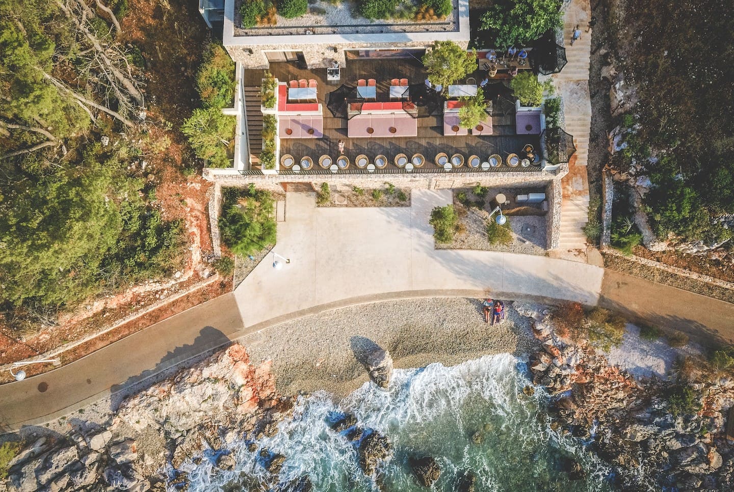 Select Green Hotels Maslina Resort Hvar Hotel aus der Vogelperspektive