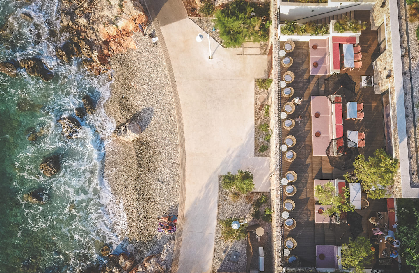 Select Green Hotels Maslina Resort Hvar Luftbild des Hotels