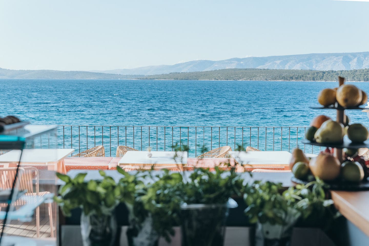Select Green Hotels Maslina Resort Hvar Restaurant mit Meerblick