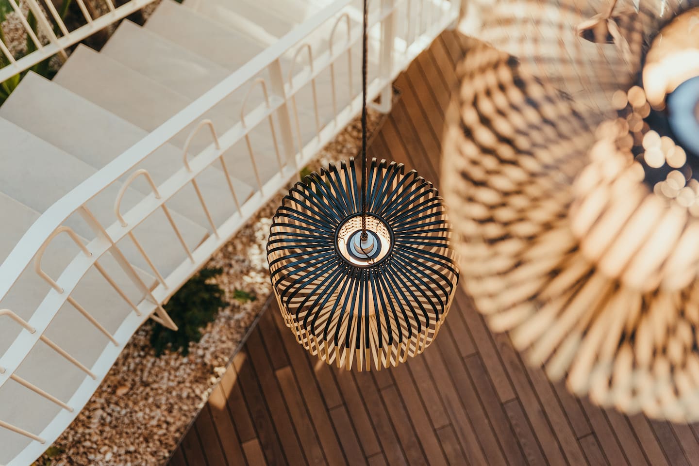 Select Green Hotels Maslina Resort Hvar Foyer Lampen von oben