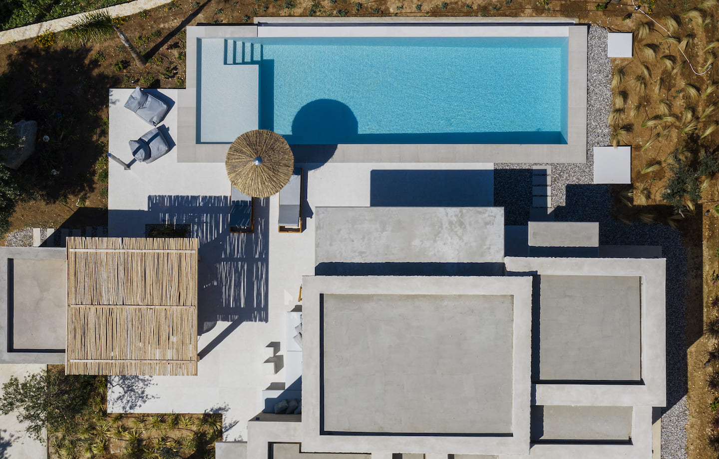 Select Green Hotels Mimi and Coco Villas pool aus der Vogelperspektive