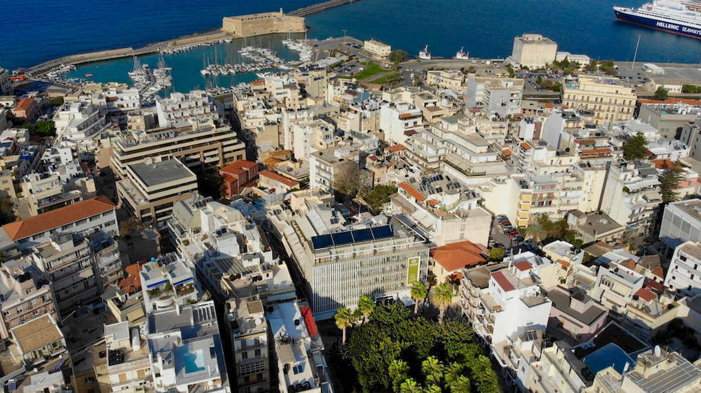 Select Green Hotels Olive Green Heraklion azs der Vogelperspektive