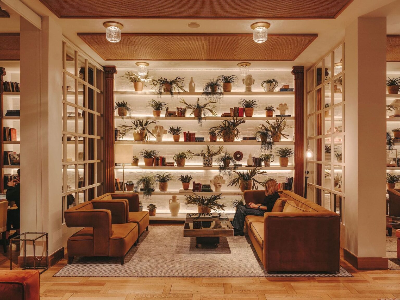 Select Green Hotels Pulitzer Barcelona lobby lounge