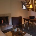 Select Green Hotels Solo Palacio Apartment 9 living room fire place