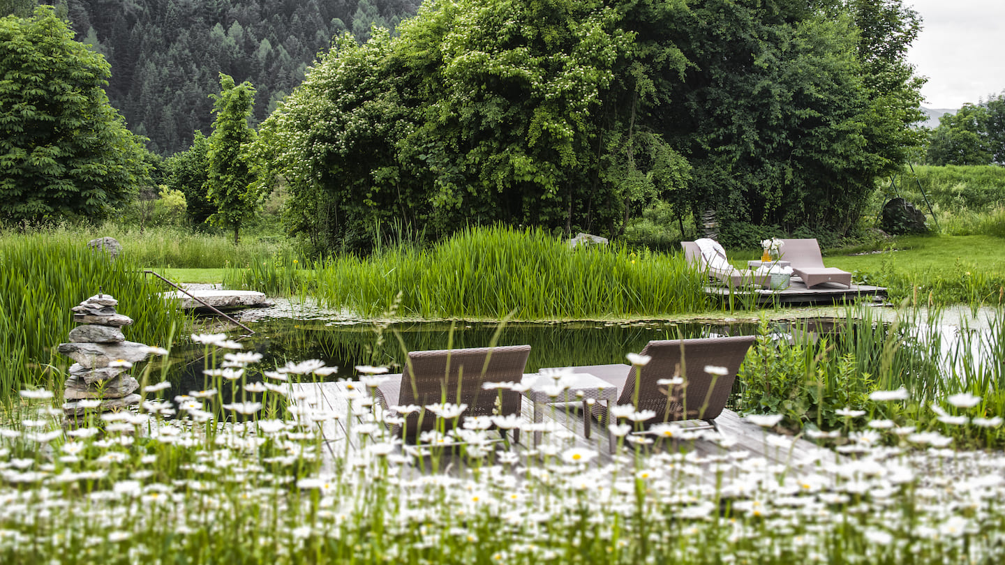 Select Green Hotels Tauber's Bio Vitalhotel garden