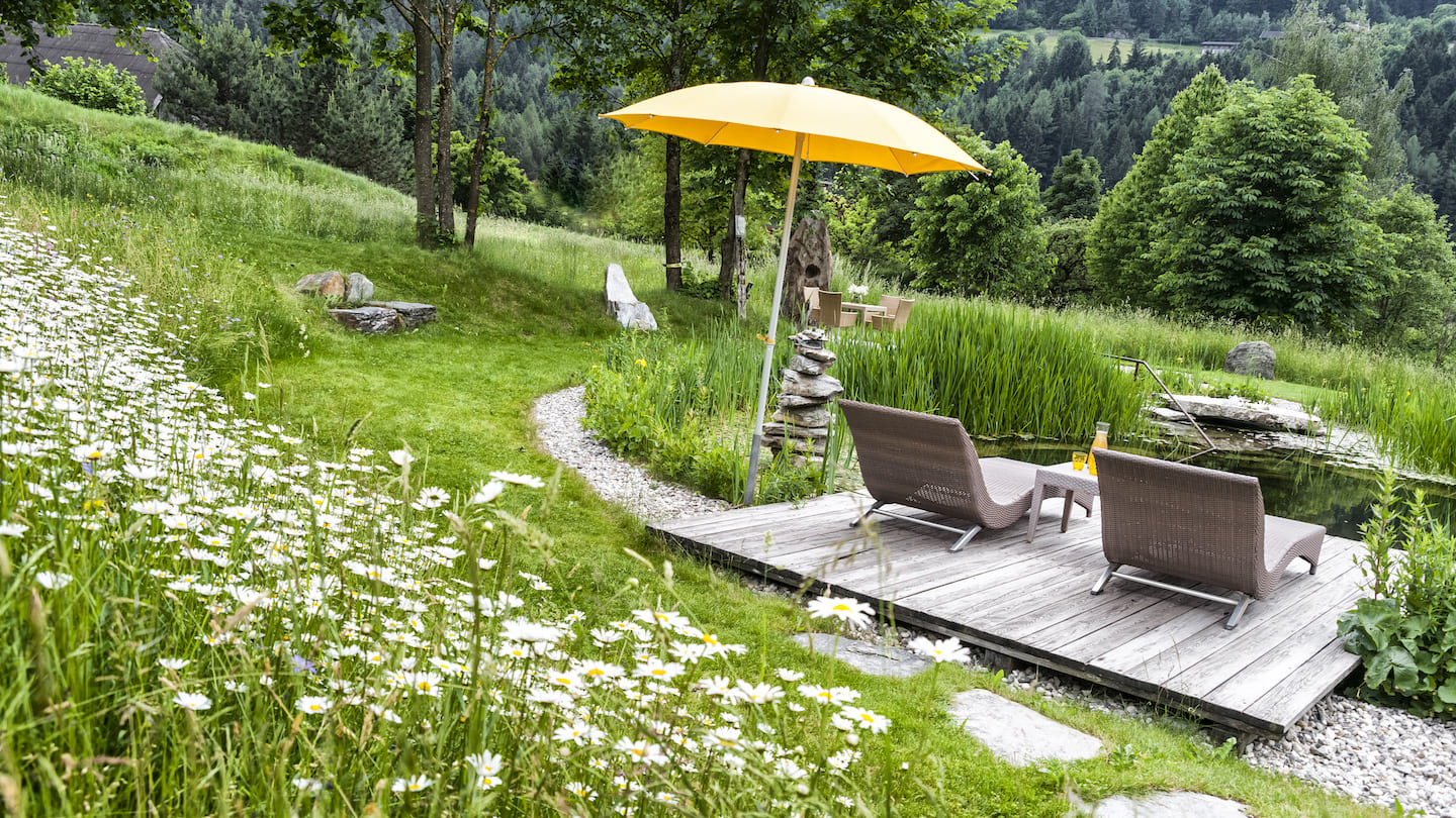 Select Green Hotels Tauber's Bio Vitalhotel garden
