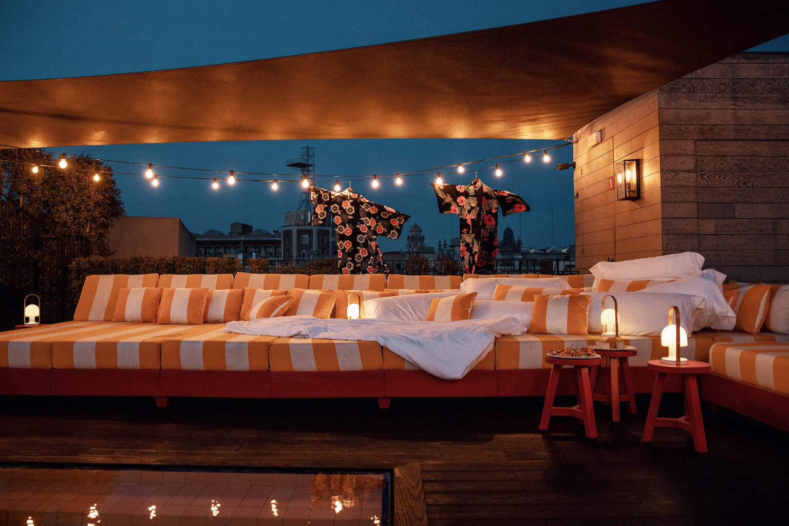 Select Green Hotels Wittmore Hotel rooftop at night