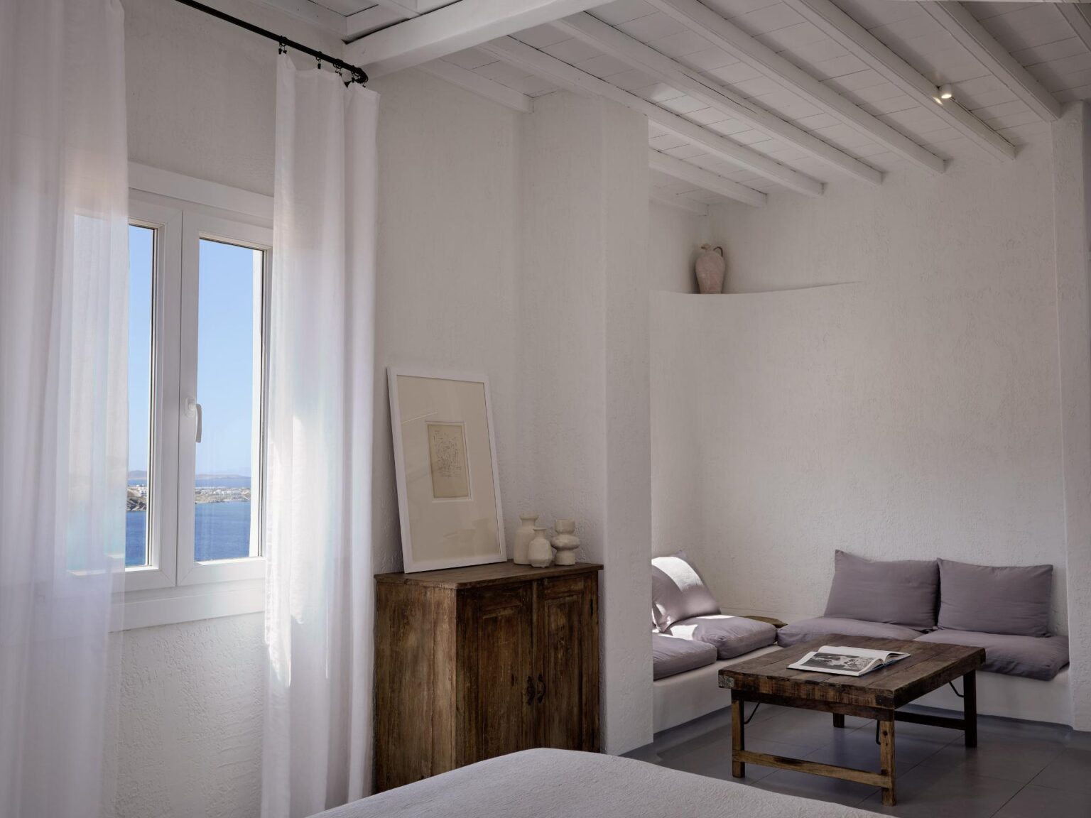Boheme Mykonos sunset sea view suite