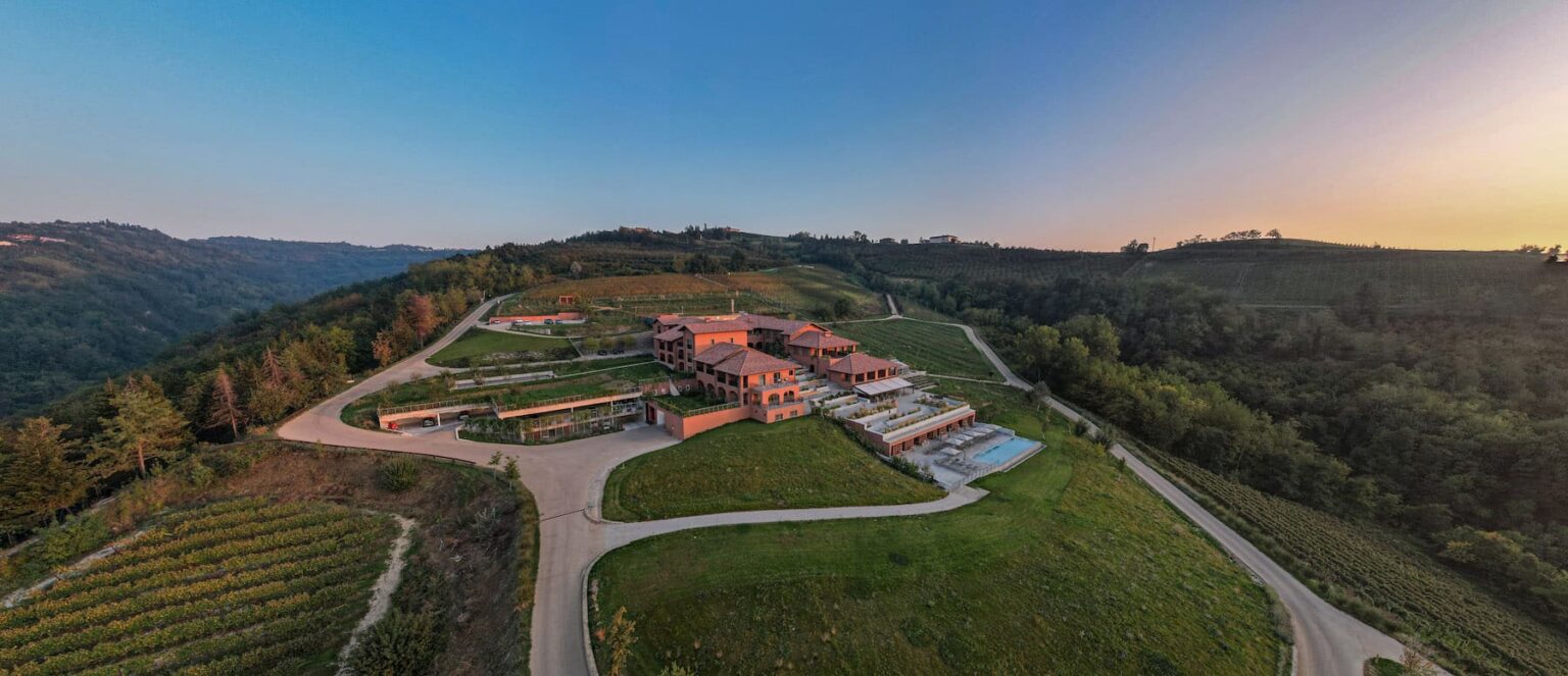 Select Green Hotels Casa di Langa aerial view