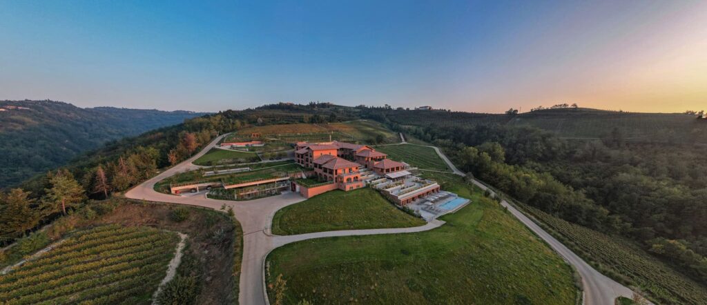 Select Green Hotels Casa di Langa aerial view