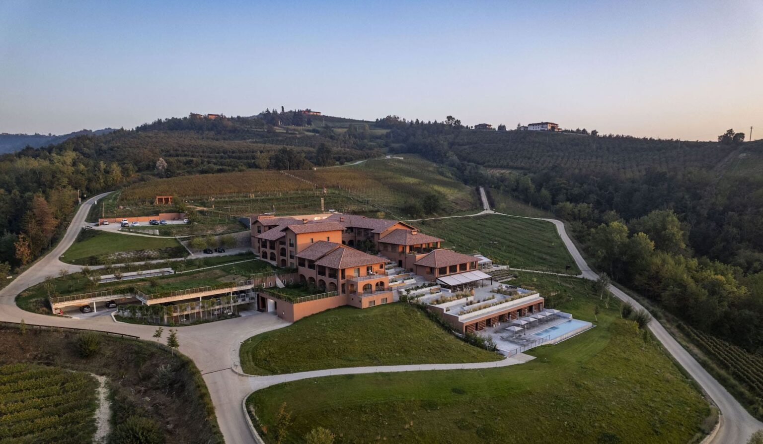 Select Green Hotels Casa di Langa aerial view