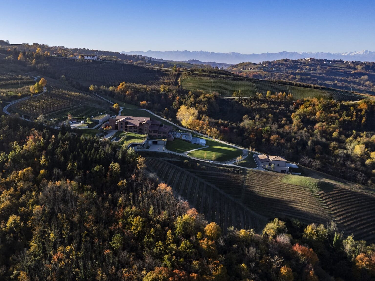 Select Green Hotels Casa di Langa aerial view