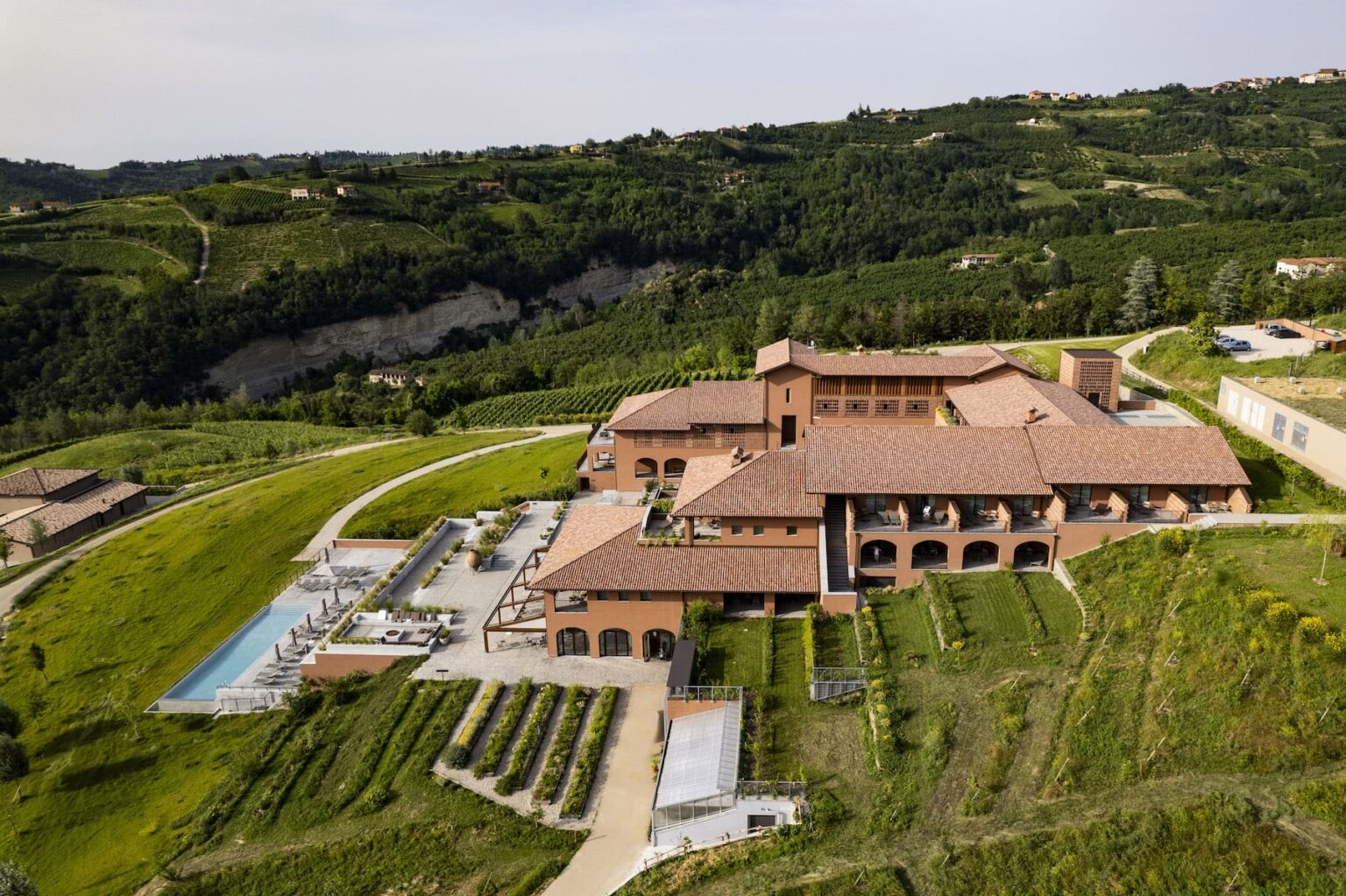 Select Green Hotels Casa di Langa aerial view