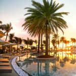 Select Green Hotels LUX* Belle Mare pool und Palmen