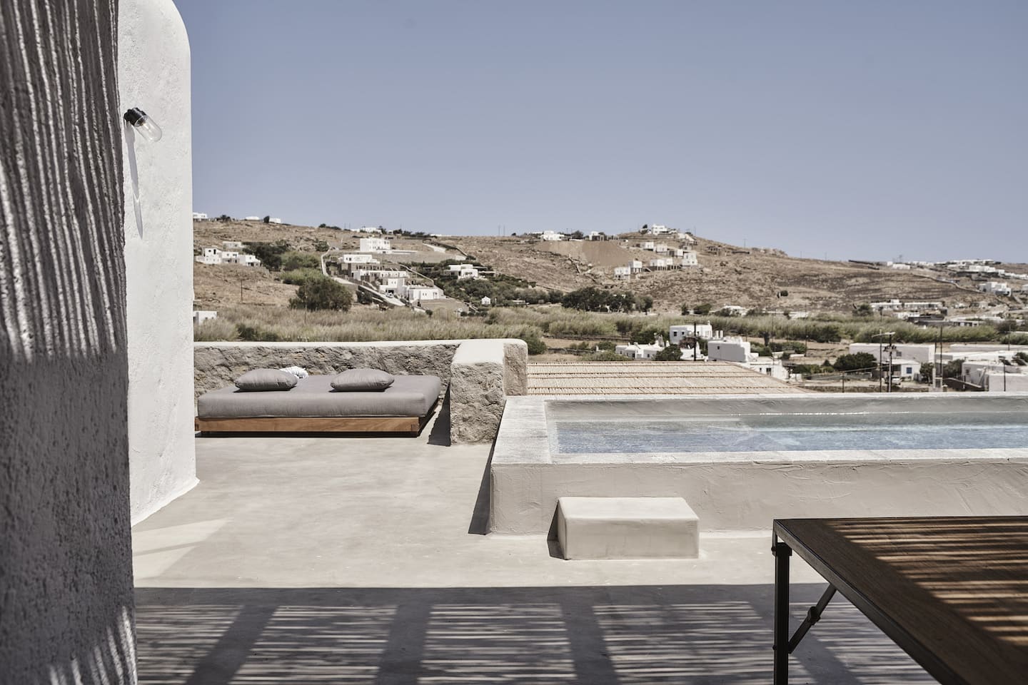 Select Green Hotels Nomad Mykonos Pool mit Ausblick