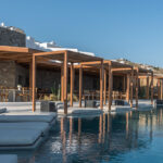 Select Green Hotels Rocabella Mykonos pool Tagsüber mit Liegeflächen