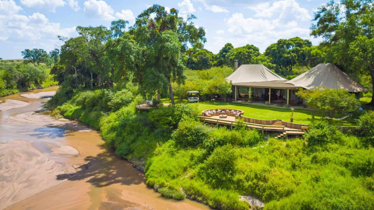 Select Green Hotels Sala's Camp - Masai Mara tents and river
