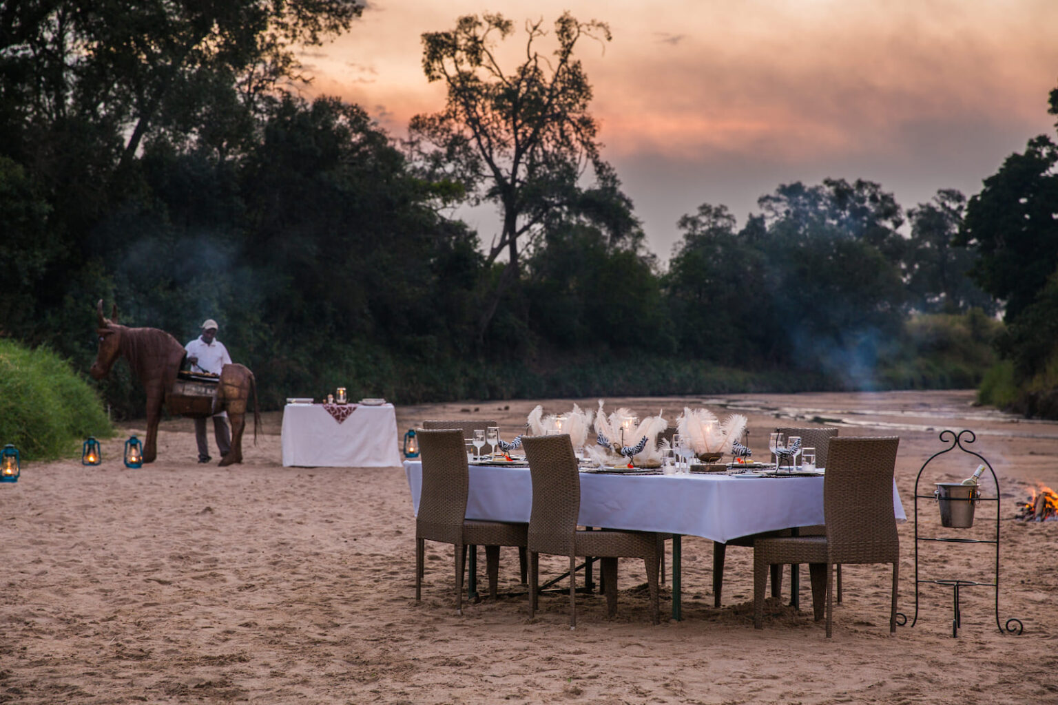 Select Green Hotels Sala's Camp - Masai Mara dinner by the river