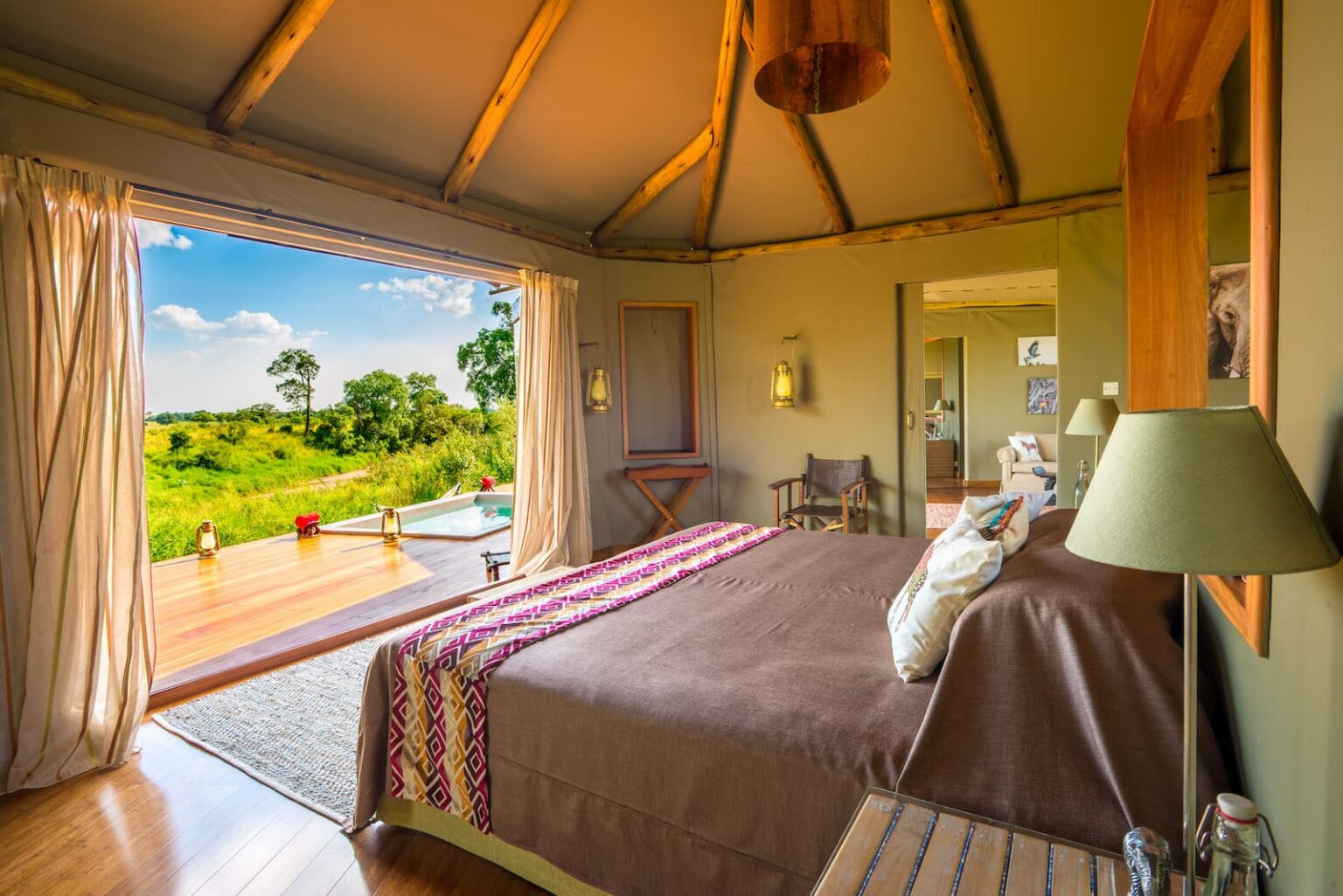 Select Green Hotels Sala's Camp - Masai Mara family tent and private swimming pool