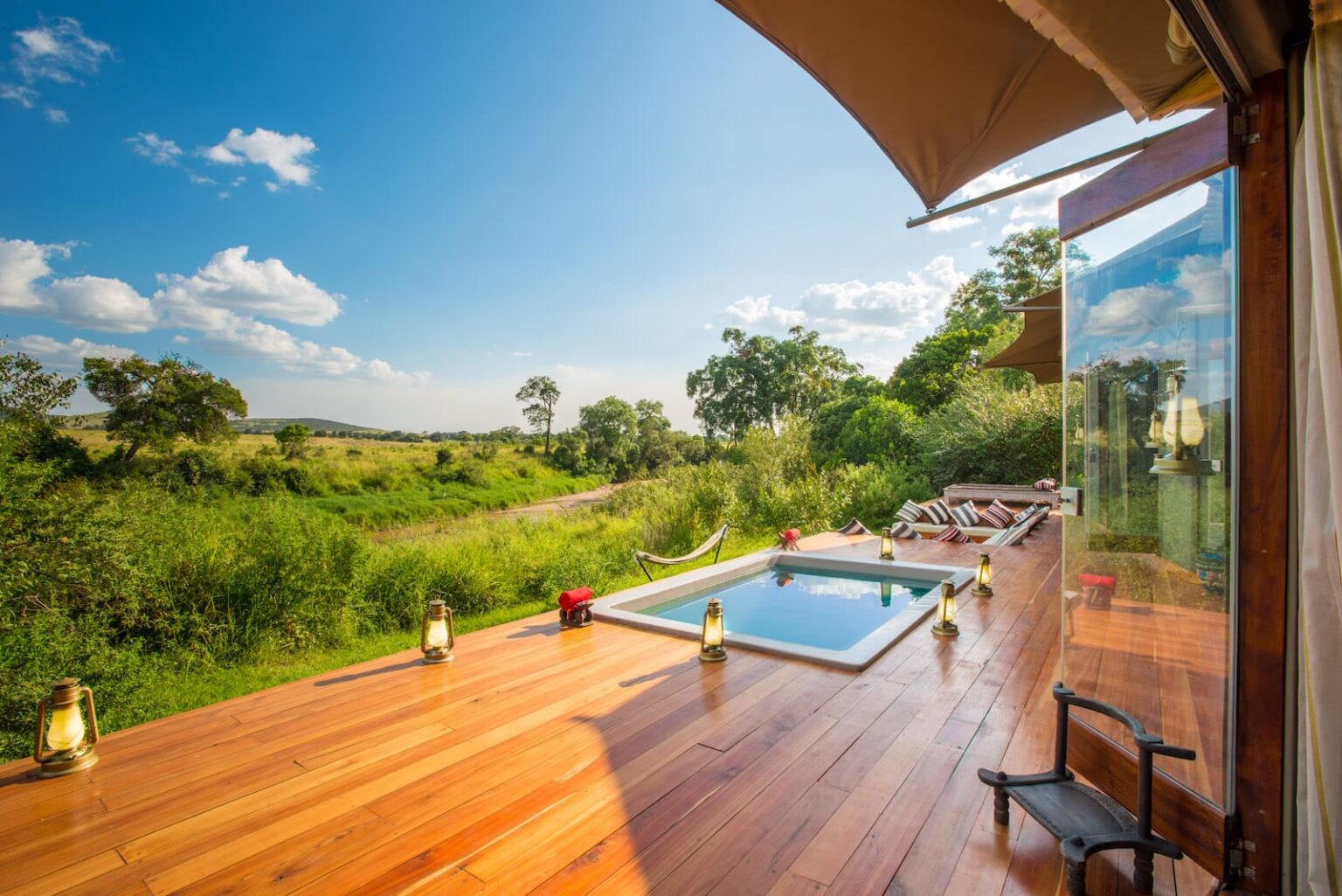 Select Green Hotels Sala's Camp - Masai Mara private swimming pool