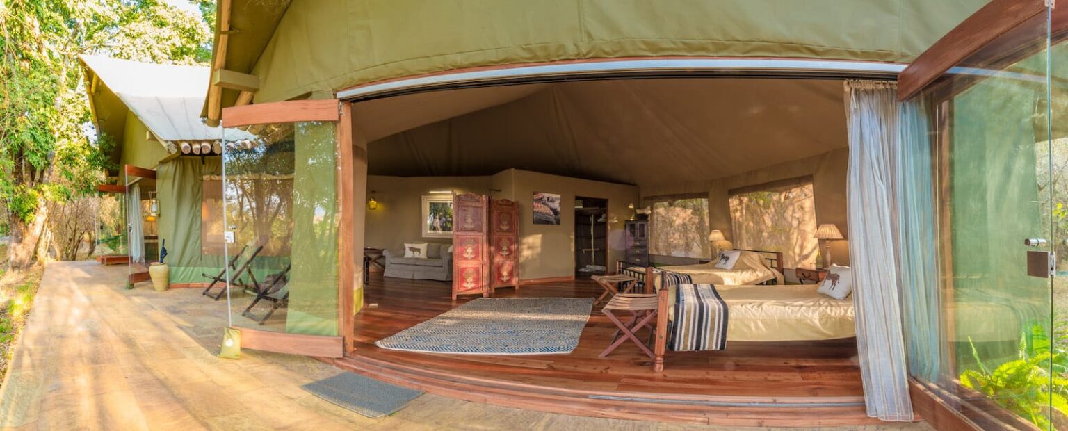 Select Green Hotels Sala's Camp - Masai Mara external view of family tent