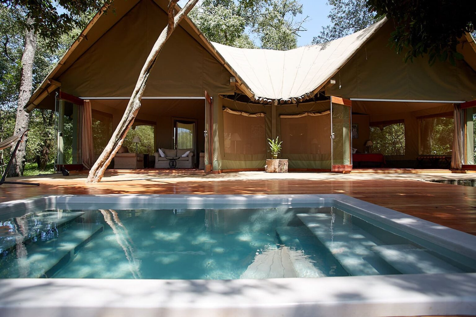 Select Green Hotels Sala's Camp - Masai Mara private swimming pool