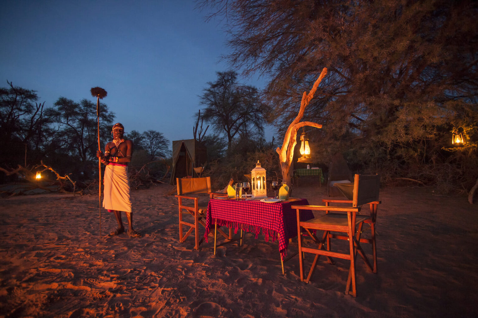 Select Green Hotels Sasaab Safari Lodge dinner exterior