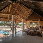 Select Green Hotels Sasaab Safari Lodge living room and private swimming pool