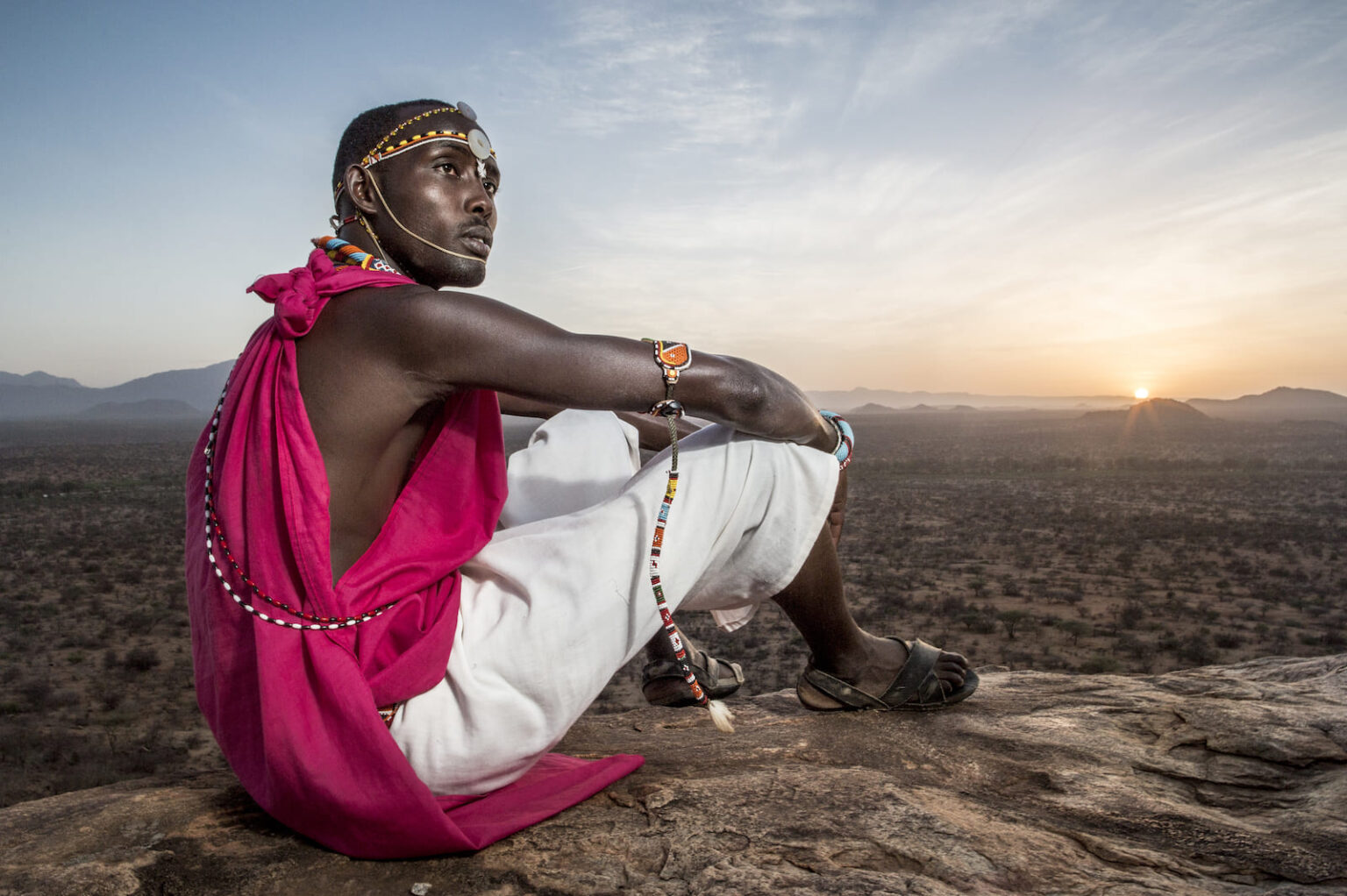 Select Green Hotels Sasaab Safari Lodge Samburu warrior