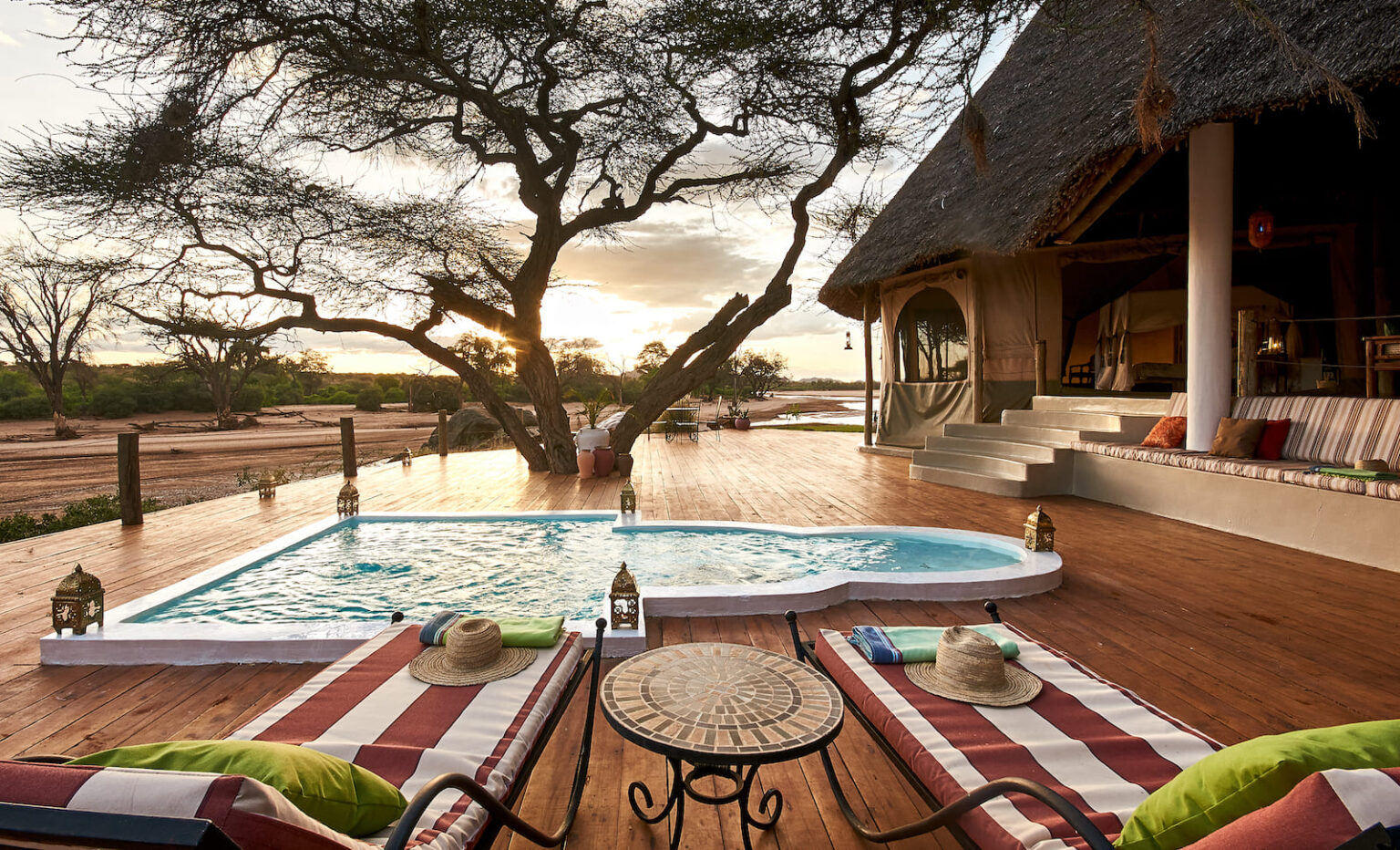 Select Green Hotels Sasaab Safari Lodge private swimming pool