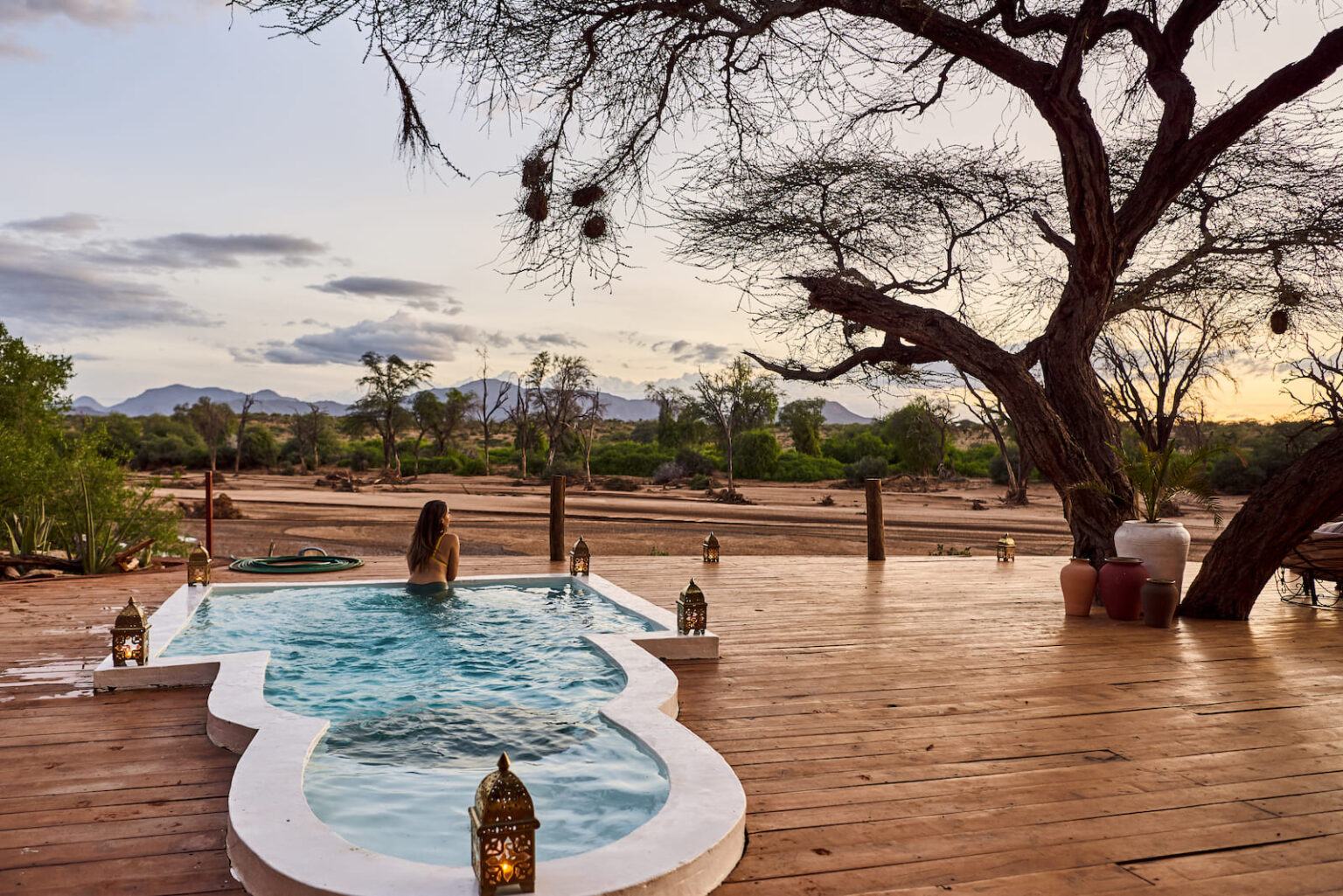Select Green Hotels Sasaab Safari Lodge private swimming pool