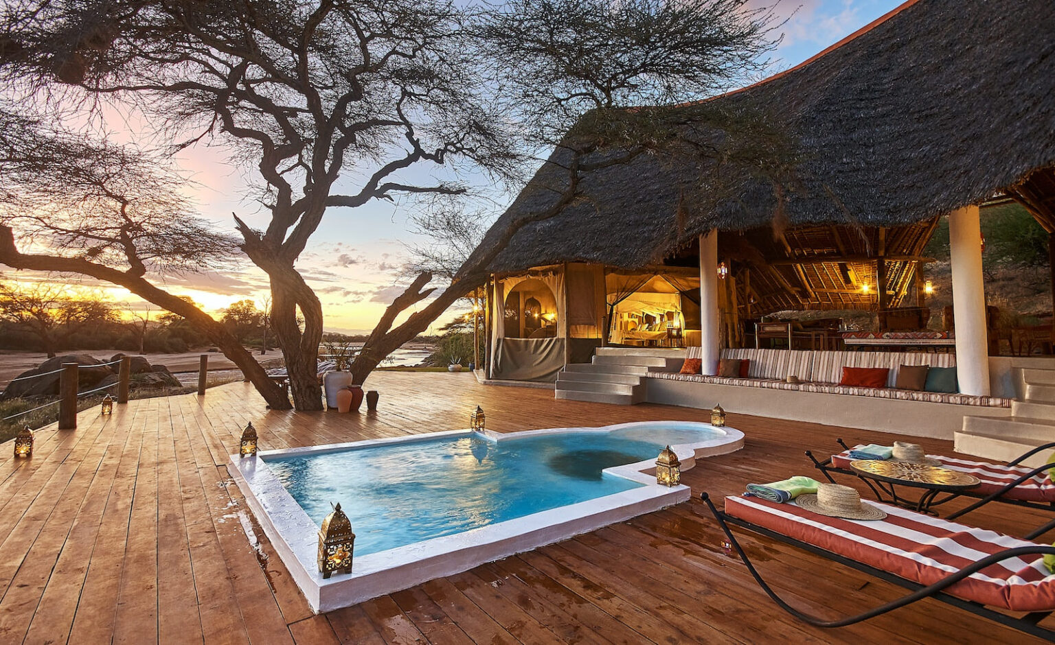 Select Green Hotels Sasaab Safari Lodge private swimming pool