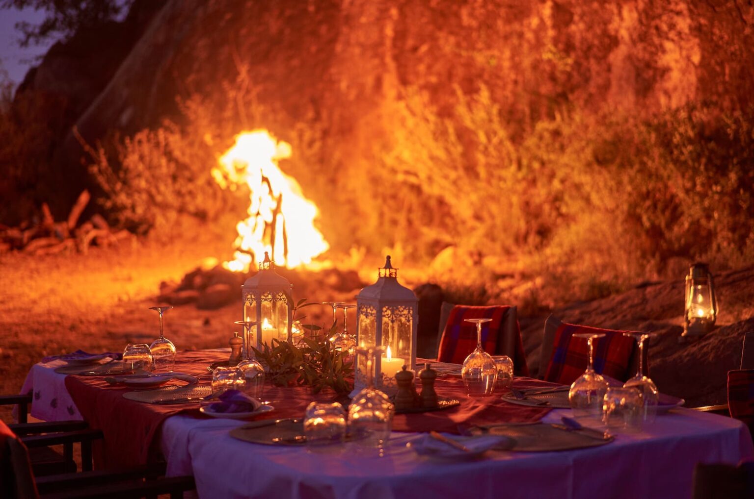 Select Green Hotels Sasaab Safari Lodge dinner