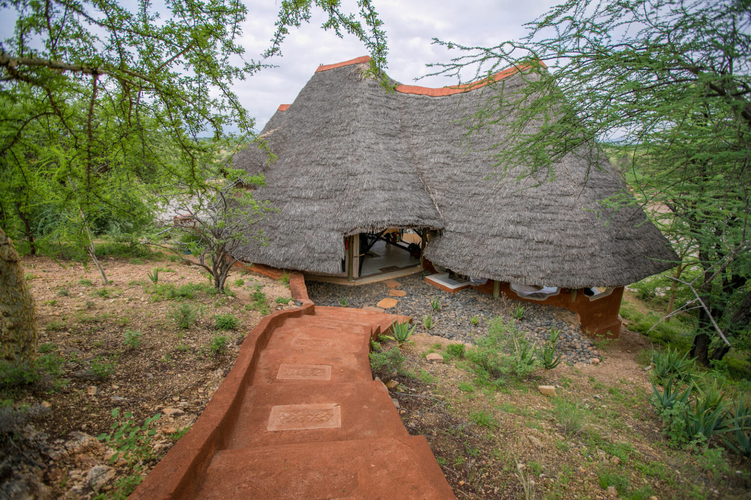 Select Green Hotels Sasaab Safari Lodge walkway to room