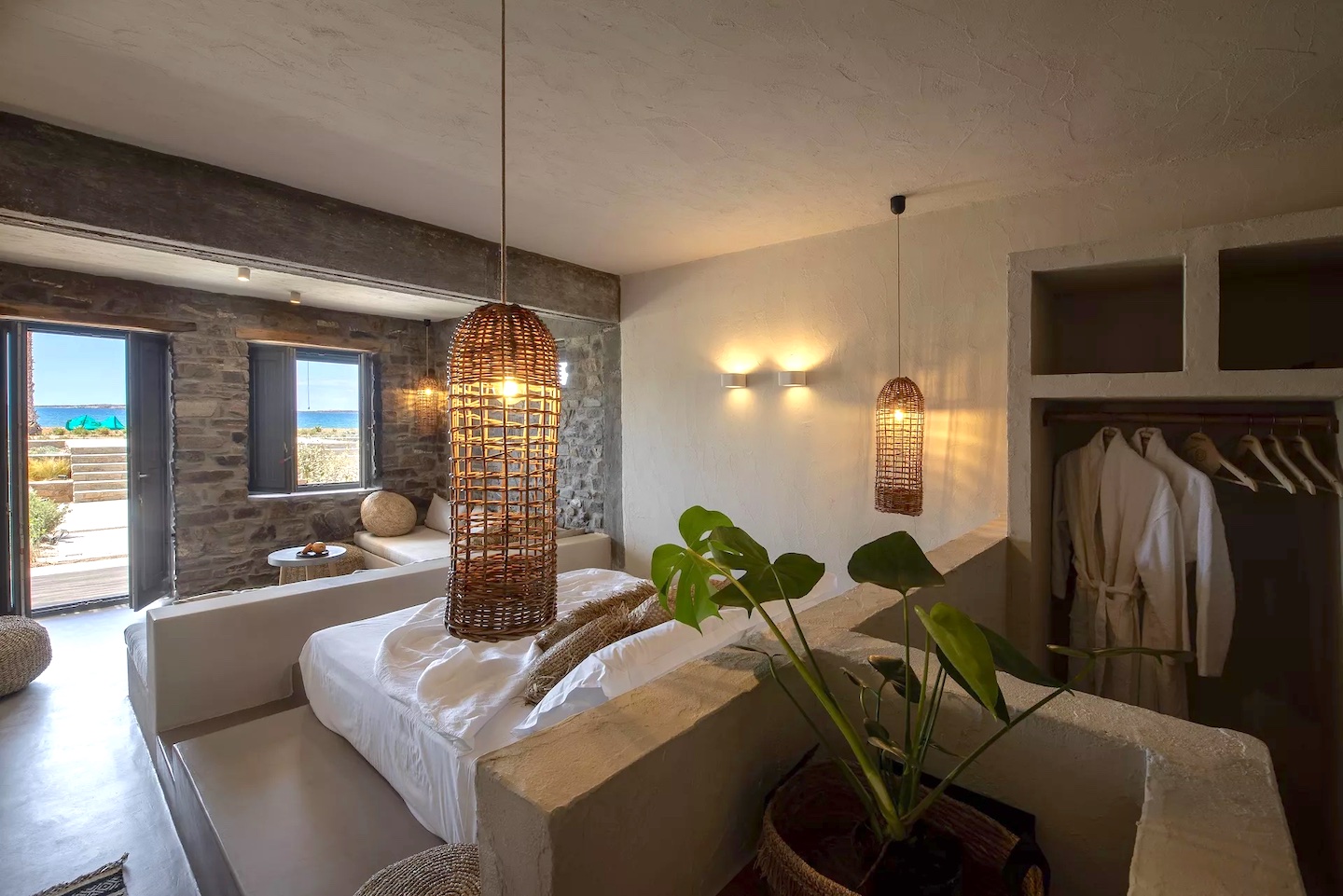 Select Green Hotels SeeSoo Paros Doppelbett mit Meerblick