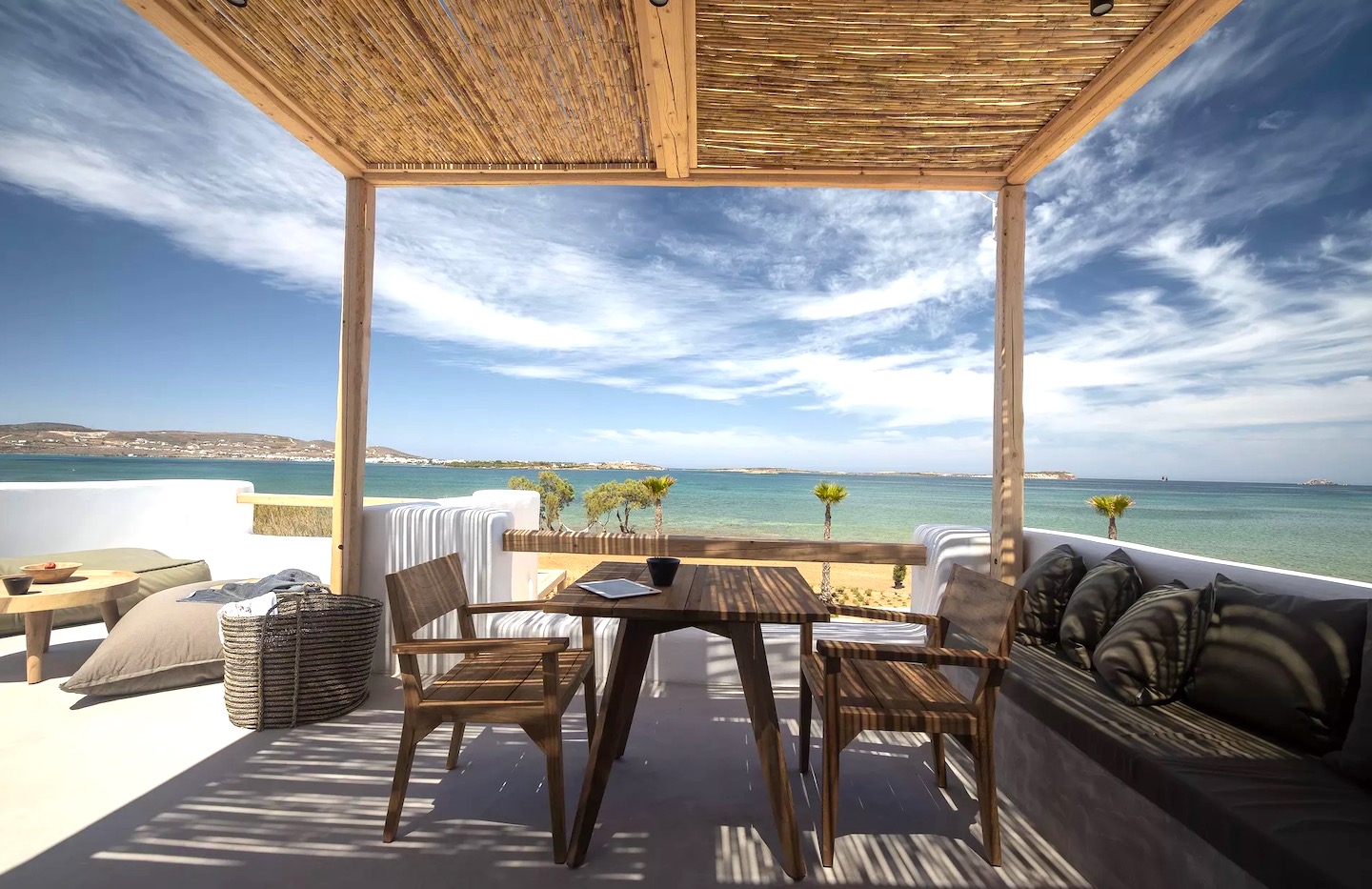 Select Green Hotels SeeSoo Paros Terasse mit Meerblick